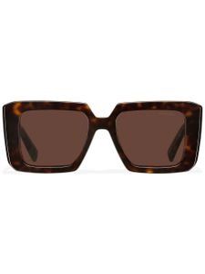 Prada Eyewear lunettes de soleil Symbole à monture oversize - Marron