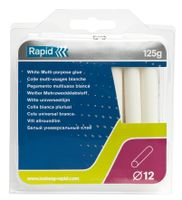 Rapid Lijmpatronen Universeel Wit, Ø12mm 125g