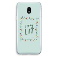 It's Lit: Samsung Galaxy J3 (2017) Transparant Hoesje