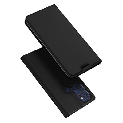 Dux Ducis - Slim bookcase hoes - Motorola Moto G60S - Zwart
