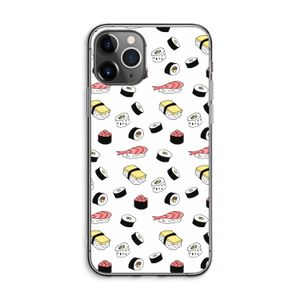 Sushi time: iPhone 11 Pro Max Transparant Hoesje
