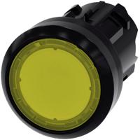 Siemens 3SU10010AD300AA0 3SU1001-0AD30-0AA0 Verlichte melder Kunststof frontring, Rond Knop Zwart, Geel 1 stuk(s)