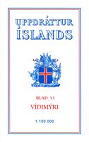 Wandelkaart - Topografische kaart 53 Atlaskort Vidimyri | Ferdakort