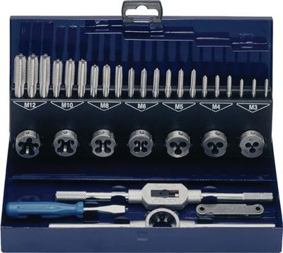 Promat /tecwerk schroefdraadtapset | m3-m12 | 32 delig hss | metalen cassette - 4000867530