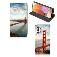 Samsung Galaxy A32 4G | A32 5G Enterprise Editie | Book Cover | Golden Gate Bridge