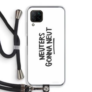 Neuters: Huawei P40 Lite Transparant Hoesje met koord