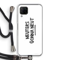 Neuters: Huawei P40 Lite Transparant Hoesje met koord