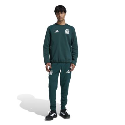 adidas Mexico Travel Crew Trainingspak 2026-2028 Groen Wit