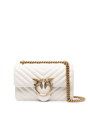 PINKO sac Lovebird en cuir à design matelassé - Blanc