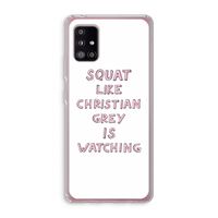 Christian Grey: Samsung Galaxy A51 5G Transparant Hoesje