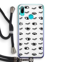 Eye pattern #2: Huawei P Smart (2019) Transparant Hoesje met koord