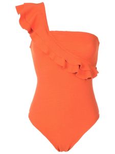 Clube Bossa maillot de bain Siola à design asymétrique à une épaule - Orange