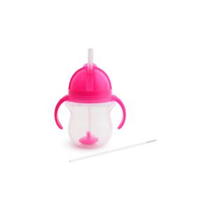 Munchkin Tip & Sip Straw Cup - Anti-Lek Rietjesbeker - Roze