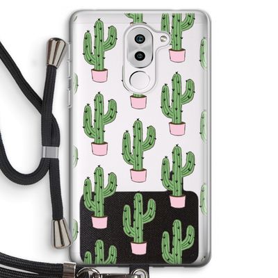 Cactus Lover: Honor 6X Transparant Hoesje met koord