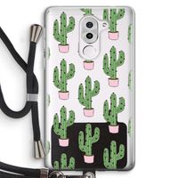 Cactus Lover: Honor 6X Transparant Hoesje met koord