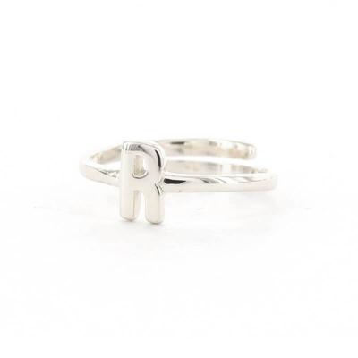 Imotionals Ring Letter R Zilver