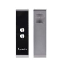 T8 Pocket taal vertaler stem 30 talen twee manier real-time intercom Portable Translator voor persoonlijk leren reizen zwart