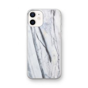 Gestreepte marmer: iPhone 12 mini Transparant Hoesje