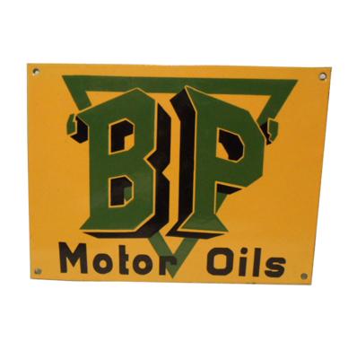 BP Motor Oils Emaille Bord