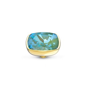 Melano Twisted Circular Steentje Crystal Silsage Goud