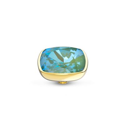 Melano Twisted Circular Steentje Crystal Silsage Goud