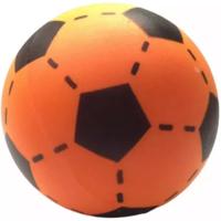 T&F Creations Softbal foam - voetbal print - oranje - zacht - 20 cm - speelgoed ballen T&F Creations Softbal foam - voetbal print - oranje - zacht - 20 cm - speelgoed ballen