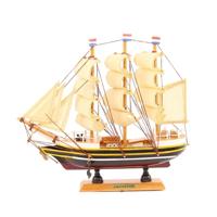 Decoratie modelboot - oud hollands zeiljacht - De Amsterdam - 24 cm - Boten