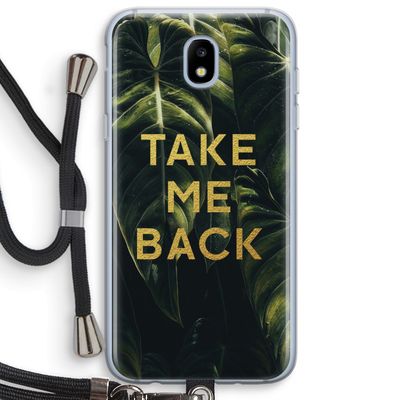 Take me back: Samsung Galaxy J5 (2017) Transparant Hoesje met koord
