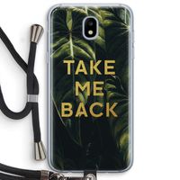 Take me back: Samsung Galaxy J5 (2017) Transparant Hoesje met koord