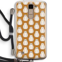 Uilen: LG K10 (2016) Transparant Hoesje met koord Uilen: LG K10 (2016) Transparant Hoesje met koord