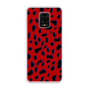 Red Leopard: Xiaomi Redmi Note 10 Lite Transparant Hoesje