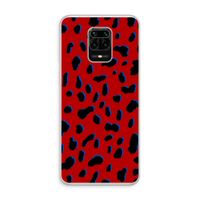 Red Leopard: Xiaomi Redmi Note 10 Lite Transparant Hoesje