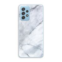 Witte marmer: Samsung Galaxy A73 Transparant Hoesje