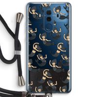 Zeemeermin: Huawei Mate 10 Pro Transparant Hoesje met koord Zeemeermin: Huawei Mate 10 Pro Transparant Hoesje met koord
