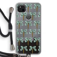 Paradise: Pixel 4a Transparant Hoesje met koord