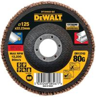 DeWALT DT30622 Lamellenschijf EXTREME 125mm K80 DeWALT DT30622 Lamellenschijf EXTREME 125mm K80