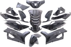 Edge Plaatset 14-delig voor peugeot speedfight 4 - metallic zwart