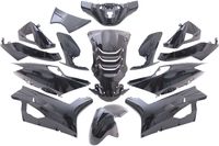 Edge Plaatset 14-delig voor peugeot speedfight 4 - metallic zwart
