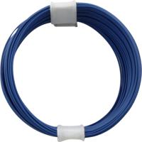 Donau Elektronik 110-2 Draad 1 x 0.04 mm² Blauw 10 m