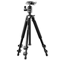 Mantona Scout MAX Stativ Tripod 3/8 inch Werkhoogte: 60 - 157 cm Zwart Kogelkop - thumbnail