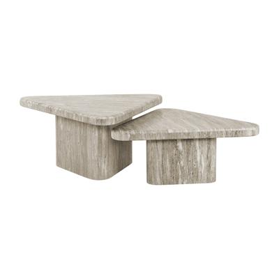 Richmond Salontafel 'Dwayne' Marmer, Set van 2 stuks