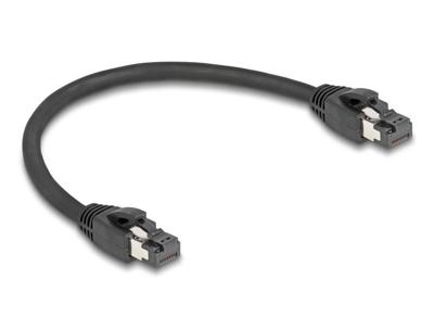 DeLOCK 80231 netwerkkabel Zwart 0,25 m Cat8.1 S/FTP (S-STP)