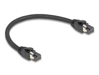 DeLOCK Patchkabel S/FTP, RJ-45 met Cat.8.1 kabel 0,25 meter - thumbnail