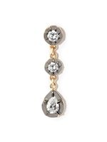 Jacquie Aiche boucles d'oreilles pendantes en or 14ct serties de diamants - thumbnail