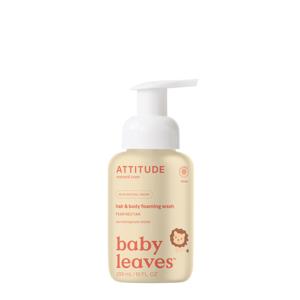 Attitude baby 2in1 schuimende shampoo & body wash | pear nectar