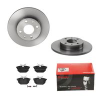 Remmenset, remschijf BREMBO, Remschijftype: Massief, Inbouwplaats: Achteras: , u.a. für Alfa Romeo, Fiat, Lancia - thumbnail