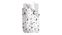 Beddinghouse Kids Paris Girl dekbedovertrek pink 140x200/220