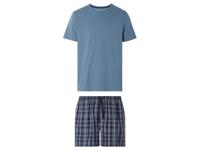 LIVERGY Heren pyjama (XXL (60/62), Blauw) - thumbnail