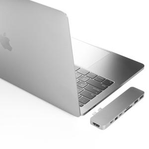 Hyper Pro 8-in-2 MacBook Pro Hub silver - GN28D-SILVER