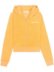 Sporty & Rich hoodie NY Tennis Club à fermeture zippée - Jaune